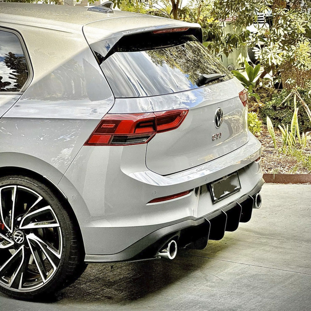 Volkswagen Golf 8 GTI/R Line Rear Splitter/diffuser blade - Lur Design