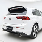 white Volkswagen car with a spoiler on a gray background, featuring the 'Lur Design' logo.
Lur V1 Rear Spoiler Volkswagen GTI MK8