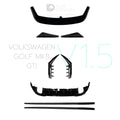Bodykit V.1.5 Für Volkswagen Golf GTI MK8, V1 Heckspoiler, Heckdiffusor, Heckfenster-Seitenflügel, Seitenschweller und Canards | Lur Design